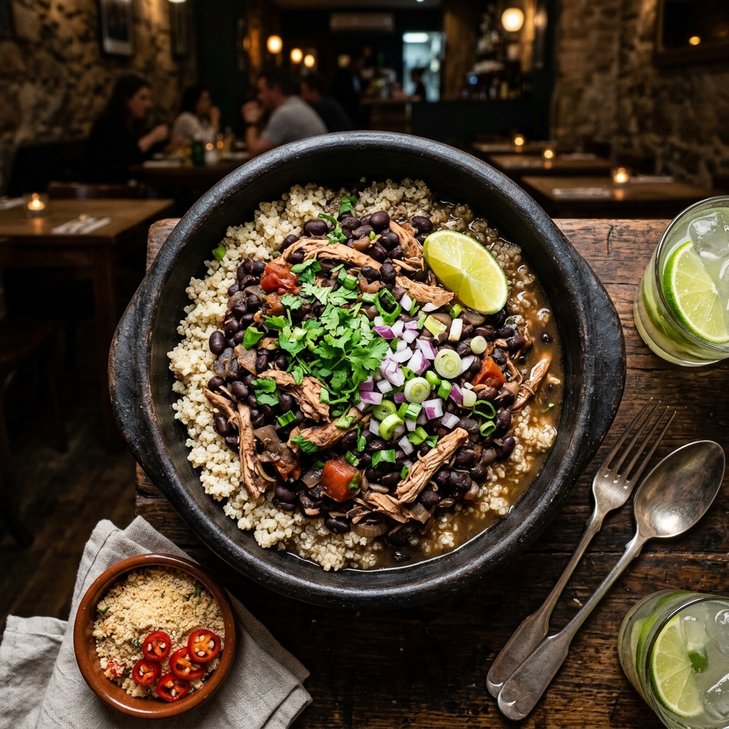 meal_brazilian_beans_chicken_quinoa Halal Ready Meals Manufacturer Ireland
