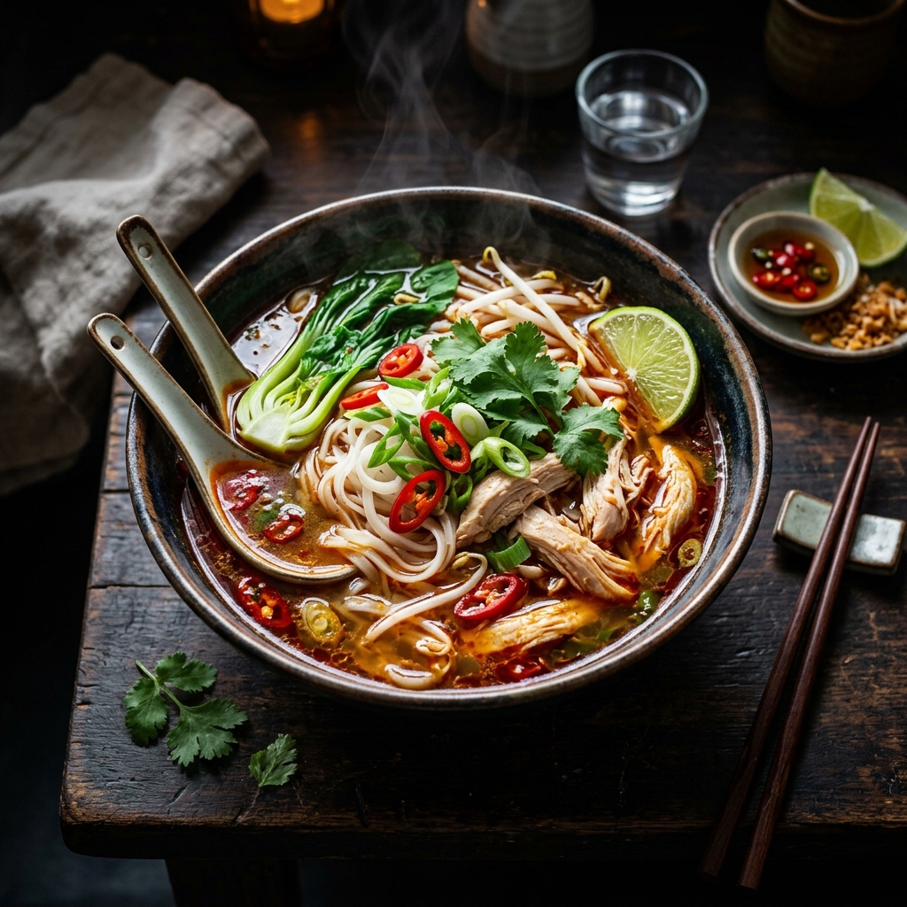 soup_thai_chilli_chicken_noodle Halal Ready Meals Manufacturer Ireland